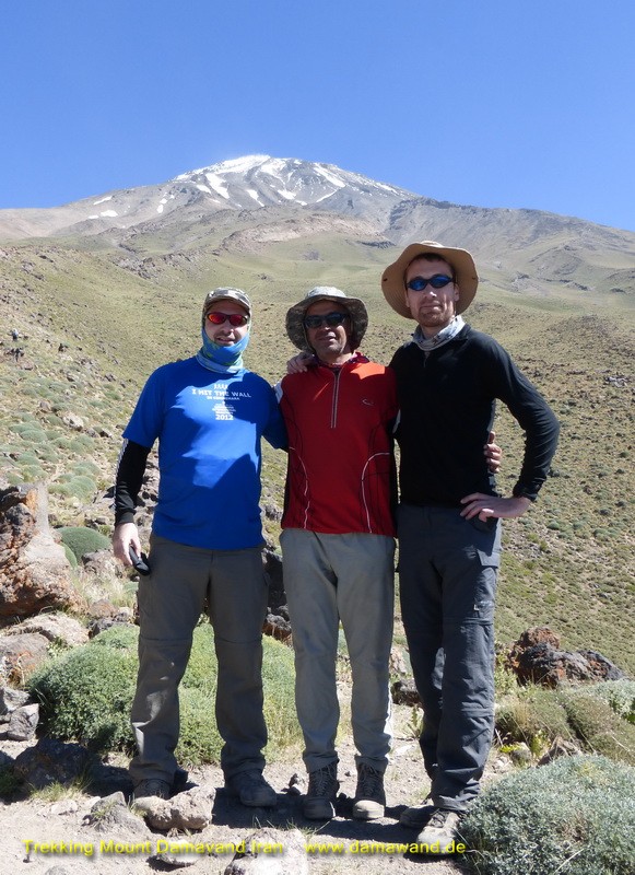 Hiking Damavand Mountain in Iran - Sean Murphy - Ali Fard - Brian Murphy